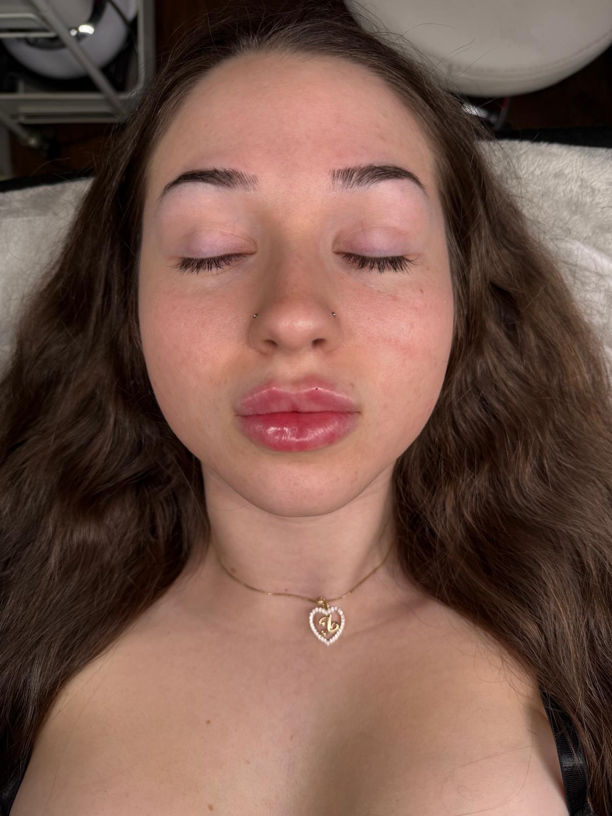 Photographed in the chair